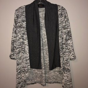 Gray cardigan